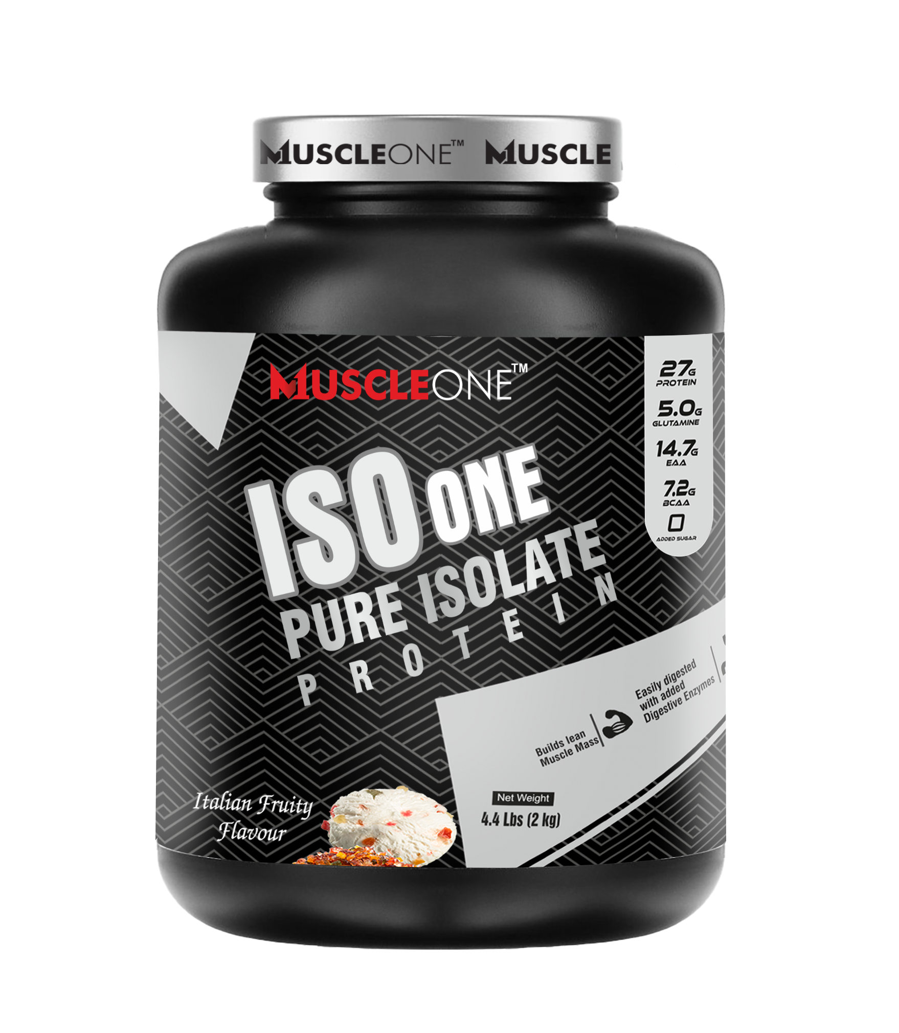 Muscle One ISO ONE PURE ISOLATE 2kg Italian Fruity Flavour